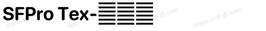SFPro Tex字体转换